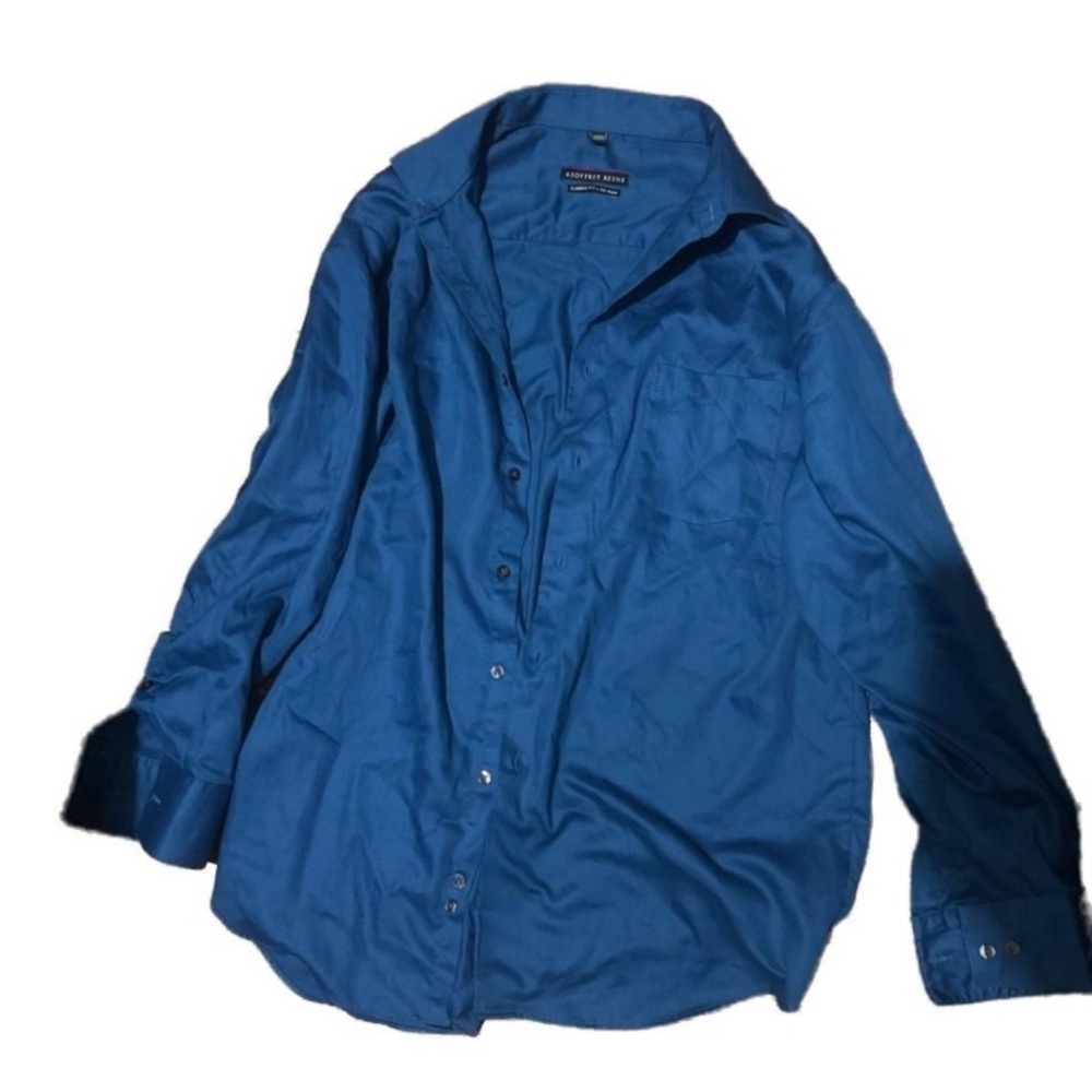 Blue Button-Up Shirt